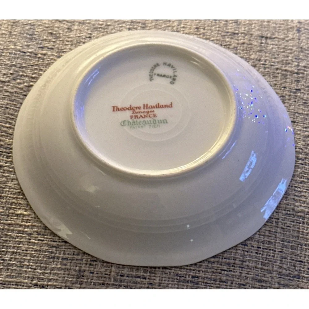 Theodore Haviland Limoges Chateaudun Cup & Saucer Set